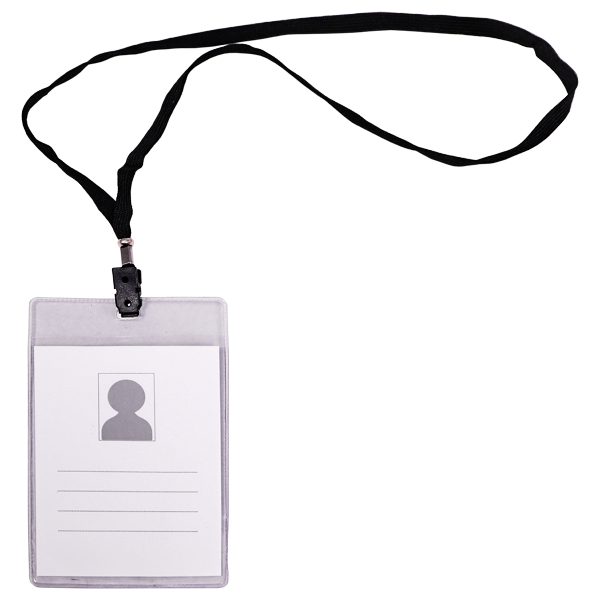 Porte-badge De Bureau Avec Cordon, Porte-carte D'identité Étudiant En  Plastique Transparent, Porte-carte D'accès - Temu Belgium